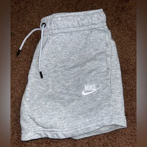 Women’s grey Nike brand sweat shorts
